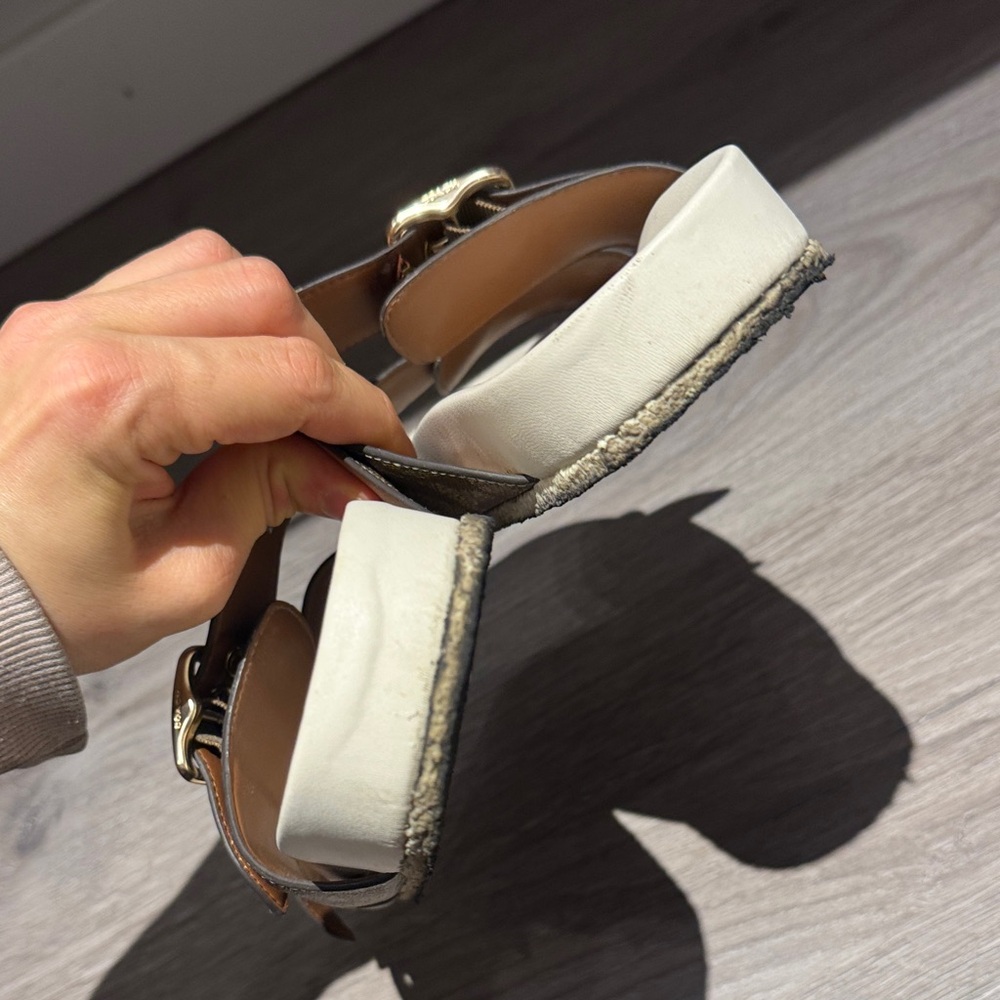 Coach authentic Brown Sandals with Buckle Straps slipper - Picture 8 of 8